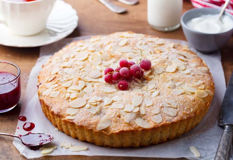 cherry bakewell tart2