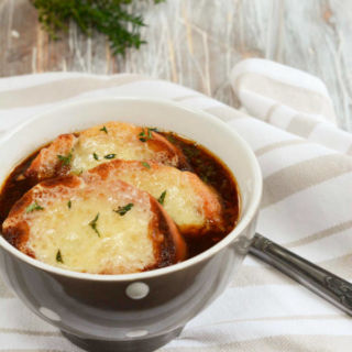 French onion soup red wine