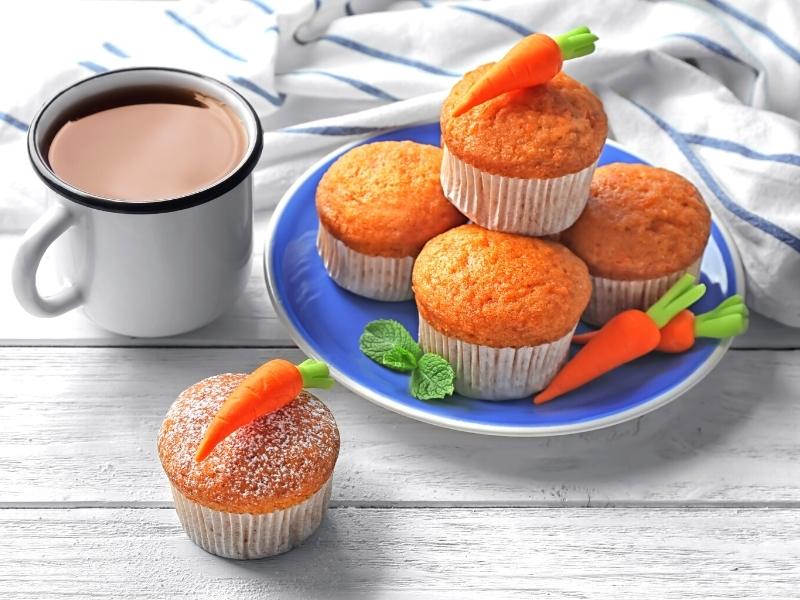 Laktosefrei karottenmuffins