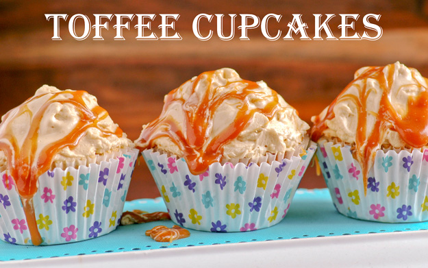 Toffee-cupcakes