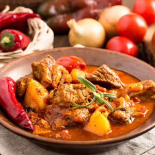 Hungarian beef stew goulash