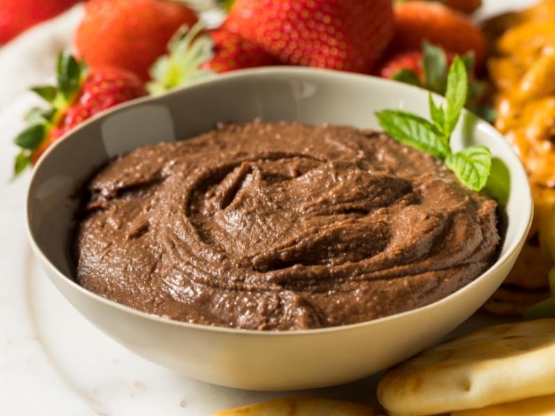 chocolate hummus dessert