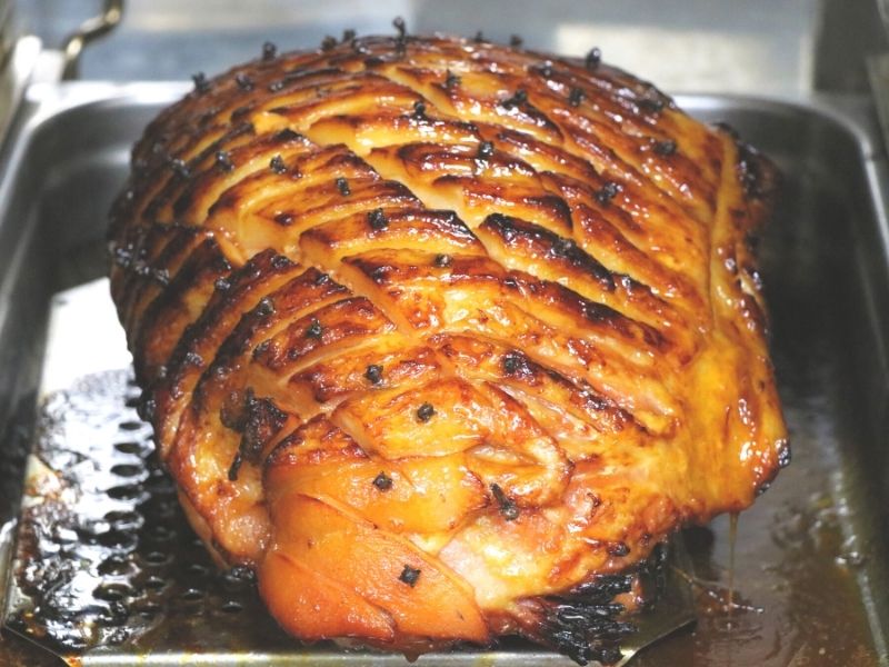 honey-glazed-ham-oven-tray