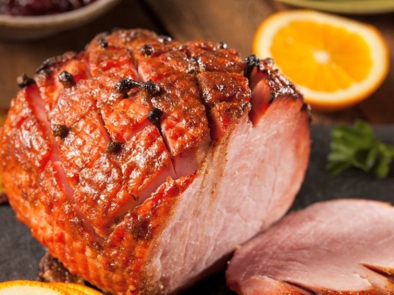 Honey and Mustard glazed Gammon • Golden Pear Recipes