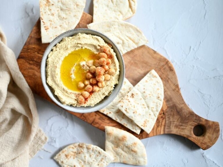Cremiger Hummus, hausgemacht